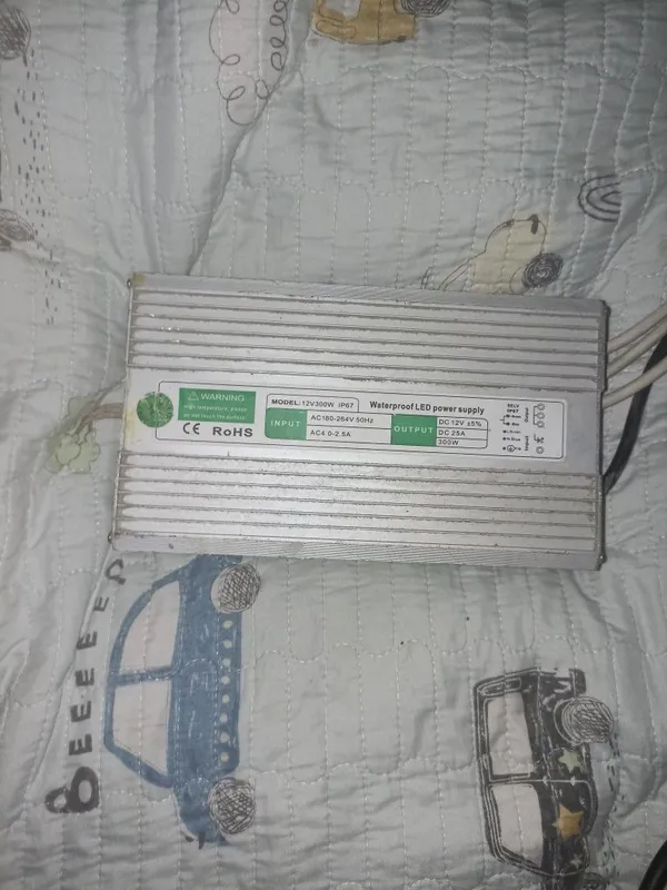 12v 300 w блоки питания ip67 и ip20