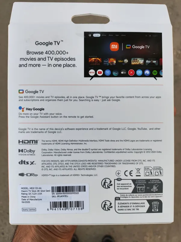 Mi TV Stick 4K 2-го поколения приставка продаётся — фото 1