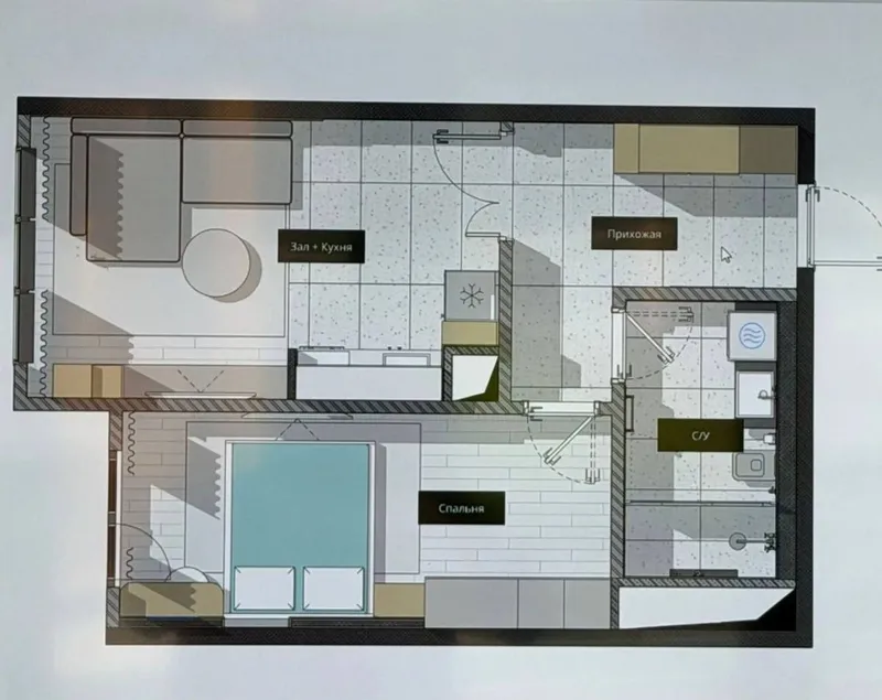 Saf Towers turar joy majmuasida white box ta’mirli 2 xonali kvartira sotiladi 2