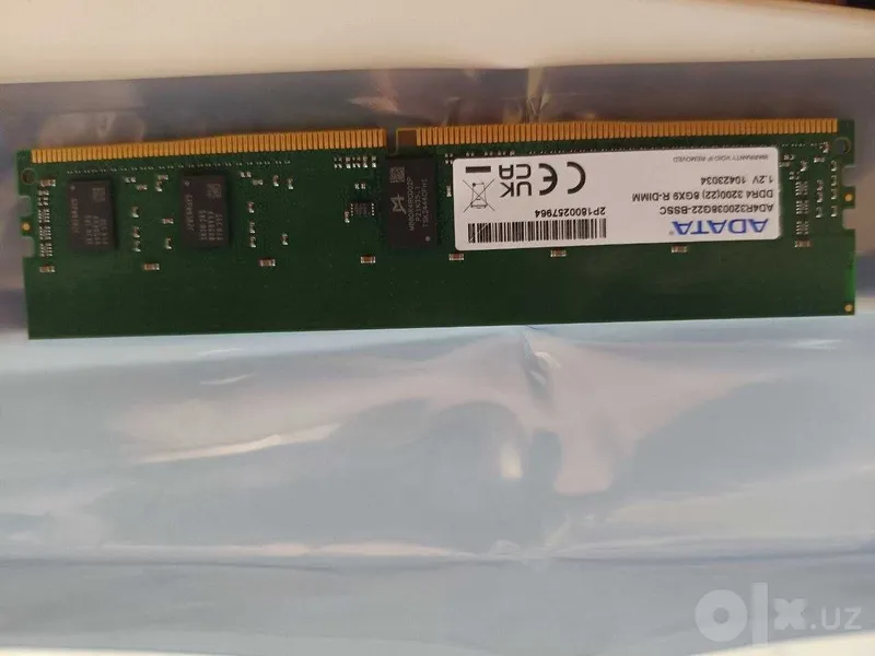 Оперативная память ADATA DDR4 8Gb R-DIMM для СЕРВЕРА 3 Оперативная память ADATA DDR4 8Gb R-DIMM для СЕРВЕРА 3