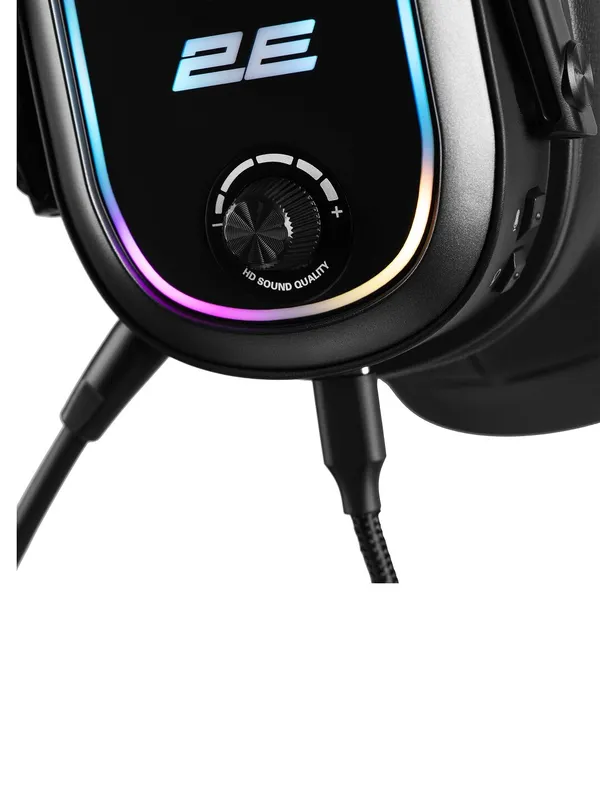 Игровые проводные наушники 2E GAMING HG320 V2, 7.1, USB-A, RGB, 2м, чёрный — фото 5