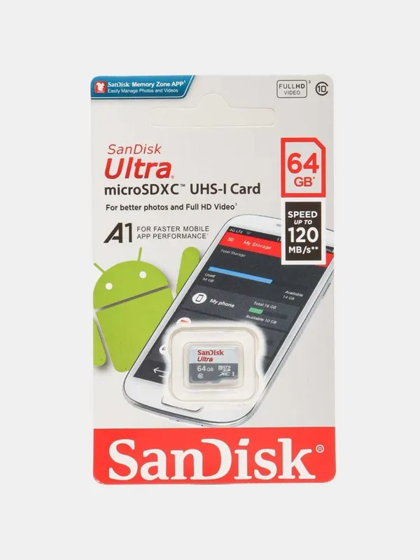Fleshka Sandisk 32gb-512gb | Флешка для телефон, домофон, видеокамера — фото 1