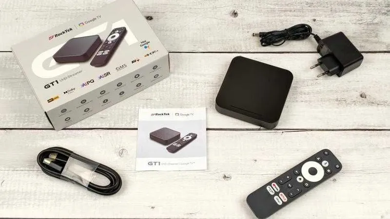 RockTek GT1 Android TvBox, новый