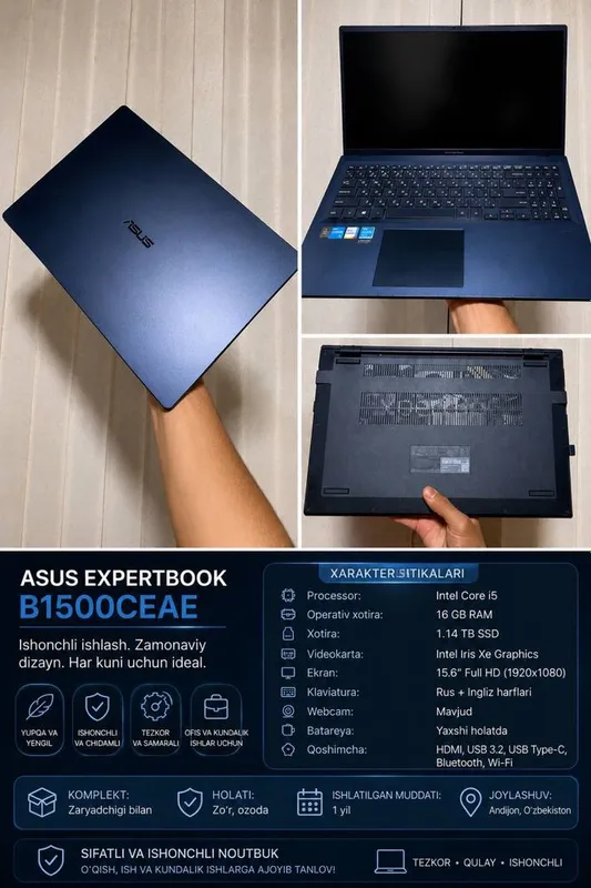 SROCHNO sotiladi ASUS Expertbook SROCHNO sotiladi ASUS Expertbook