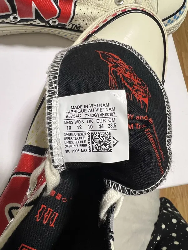 Converse x Tom & Jerry CT70 HI US 10 канвас (текстиль) оригинал 7