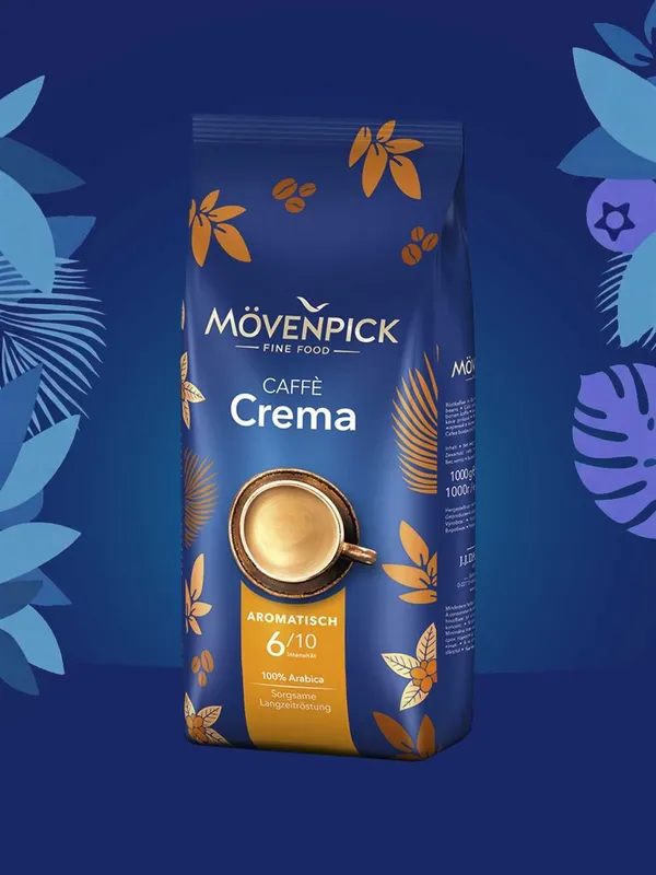 Кофе в зернах Movenpick Caffe Crema, 1 кг 2