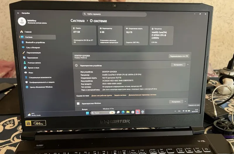 Acer Predator 16 ГБ/522 1 Acer Predator 16 ГБ/522 1