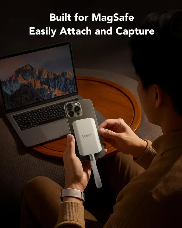 Портативный SSD-накопитель Lexar 2 ТБ MagSafe 6
