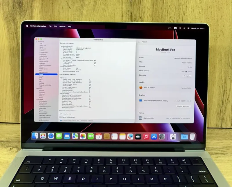 Macbook M2 Pro 14inch 16/512GB 97% Емкость — фото 1