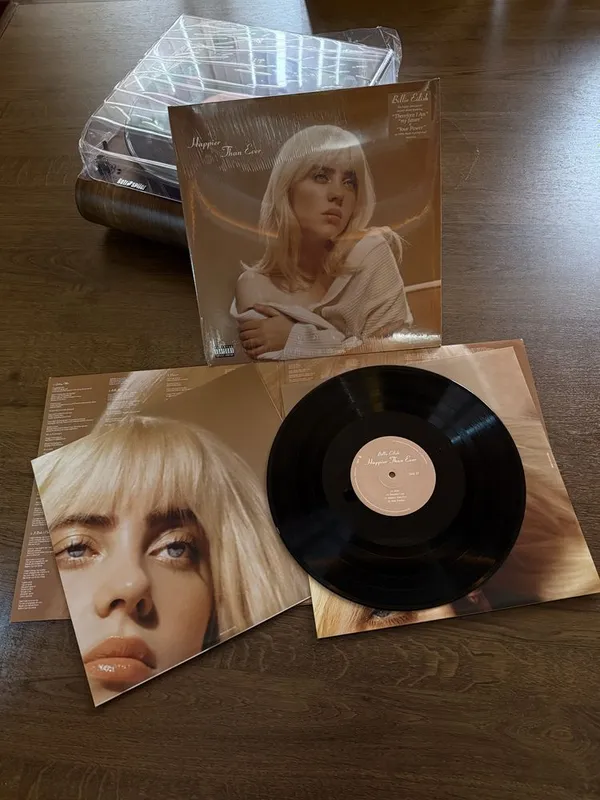 Billie Eilish “Happier than ever” albomi vinil plastinkasi 1 Billie Eilish “Happier than ever” albomi vinil plastinkasi 1