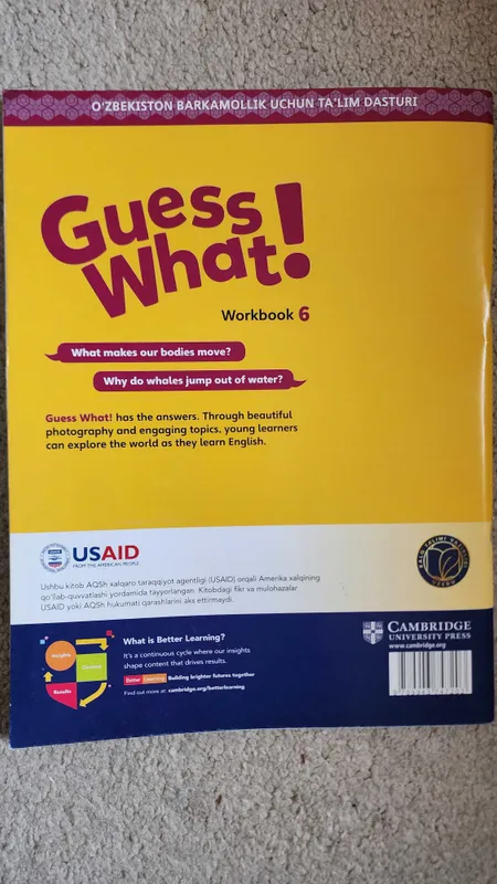 Учебник английского Guess What! Grade 6. Workbook Susannah Reed. — фото 2