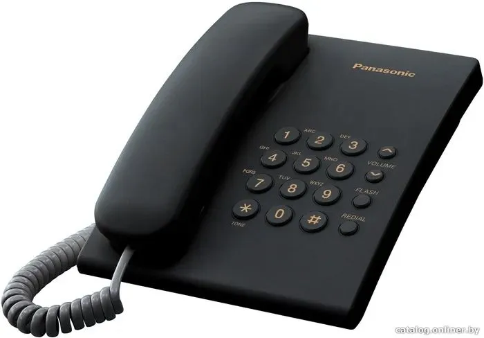 Проводной телефон Panasonic KX-TS2350RU оригинальный стационарный дома — фото 1