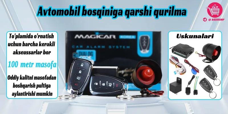 Yuqori texnologiyali aqlli avtomobil signalizatsiyasi