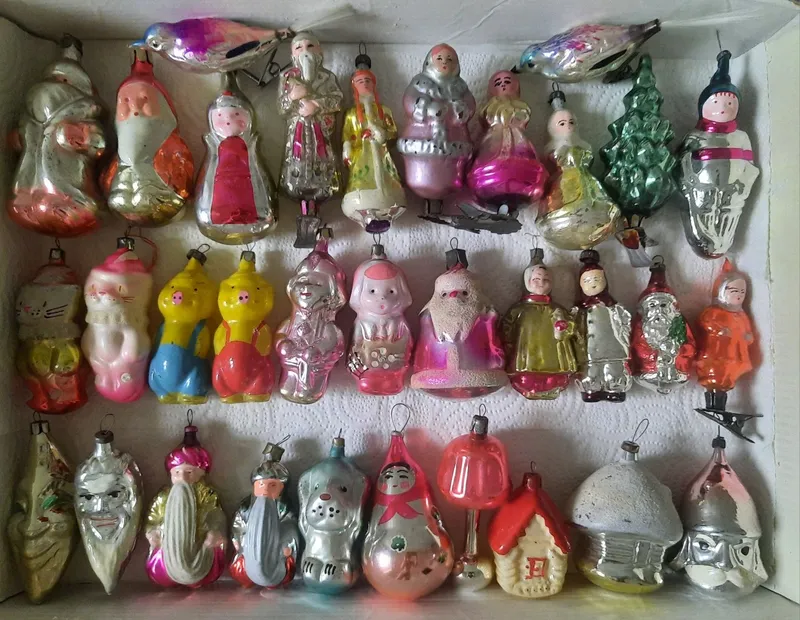 Елочные игрушки Ссср