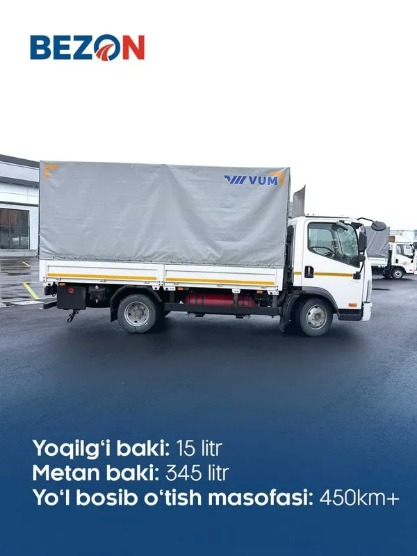 Sotuvda tayyor!!! Tentli avtofurgon FAW Tiger VH — фото 4