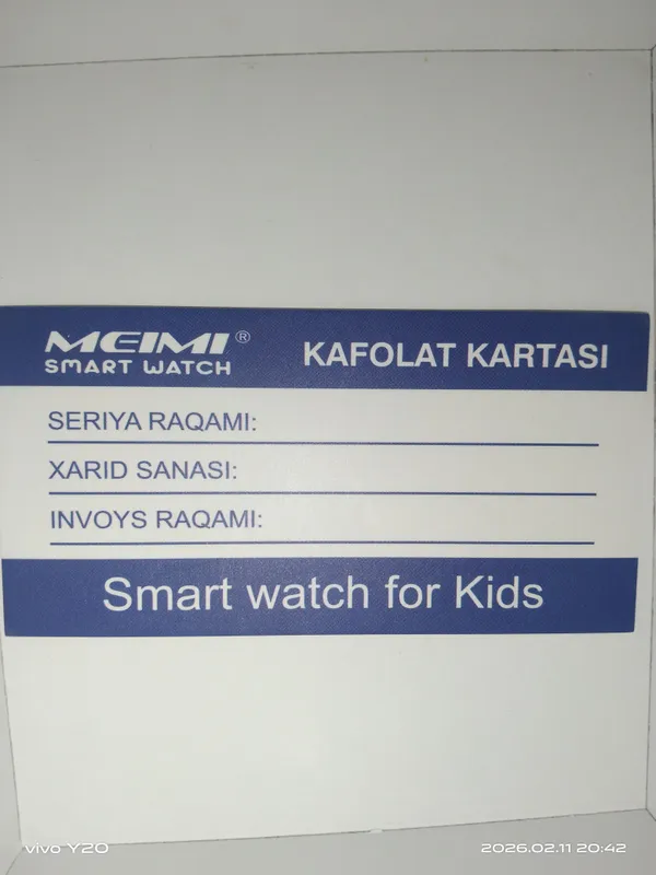 Smart soat sotiladi.Kafolat kartasi ham bor — фото 1