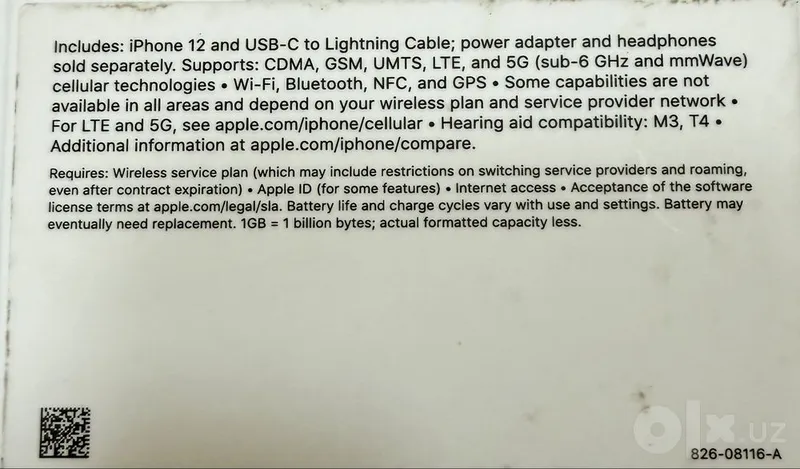 Apple IPhone 12, 128GB, 100 батарея 6 Apple IPhone 12, 128GB, 100 батарея 6