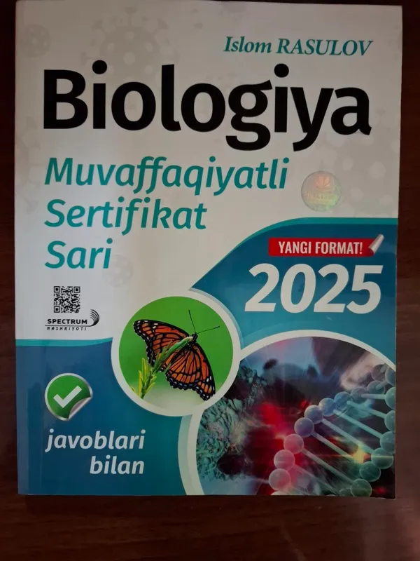 Biologiya kitob testlar toplami