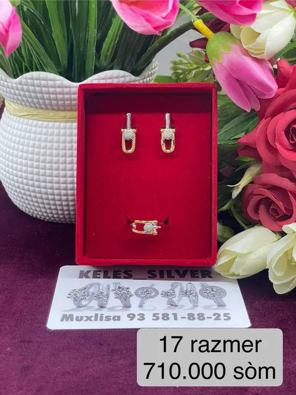 Kamplekt turkiya kumushi 925