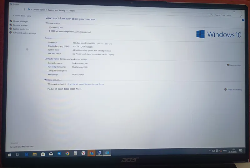 Yangi Acer Aspire Lite 16 noutbuki sotiladi — фото 1