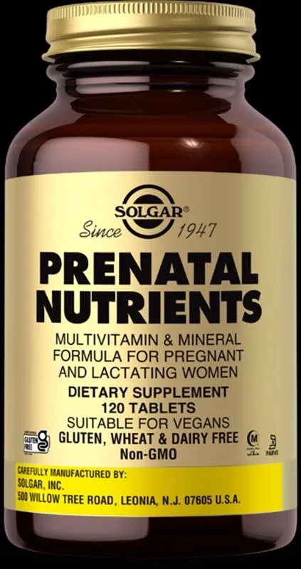 Solgar prenatal nutrients 120 tablets