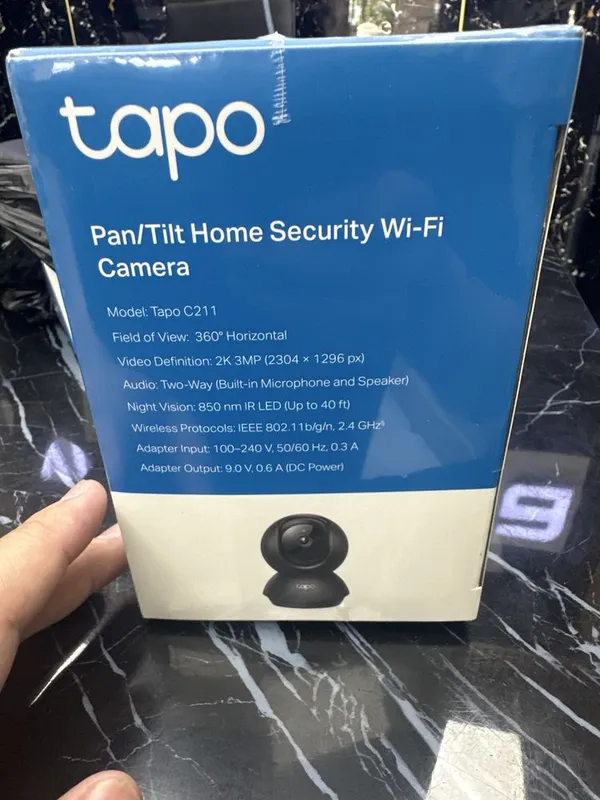 TAPO C211 2K Resolution Pan/Tilt Home Security Wi-fi Camera 3MP 360gra — фото 3