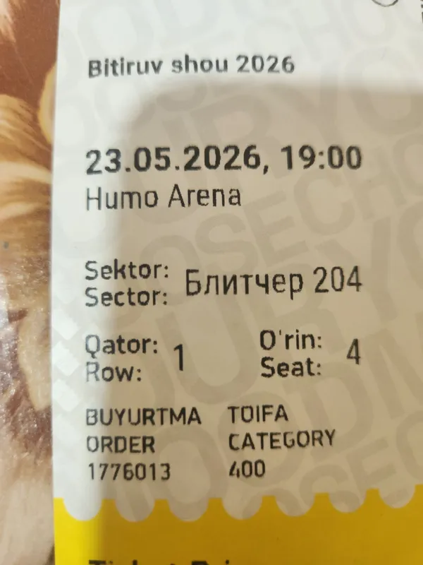 Билетла сотилади — фото 1