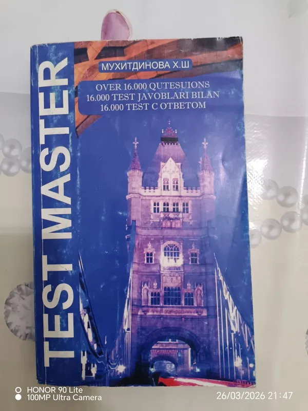 Test master kitobi 15.000