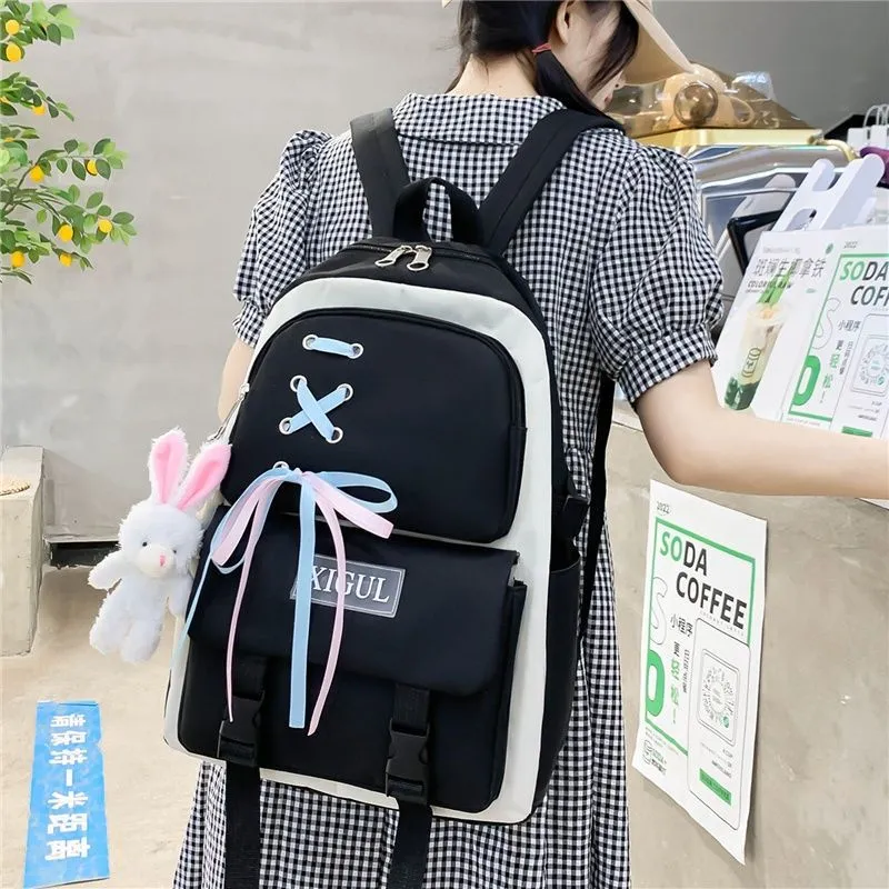Школьный рюкзак комплект4 в 1 портфель сумка пинал — фото 3