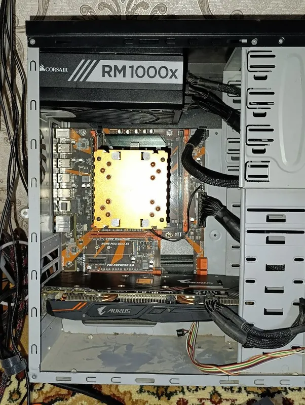 Материнская плата x99+Xeon e5-2620v3+ bashnya kuler+ddr4 8gb