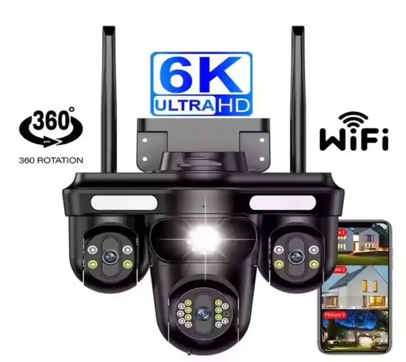 Tashqi 6K IP Wi‑Fi videokuzatuv kamerasi CT-881-3 Tashqi 6K IP Wi‑Fi videokuzatuv kamerasi CT-881-3