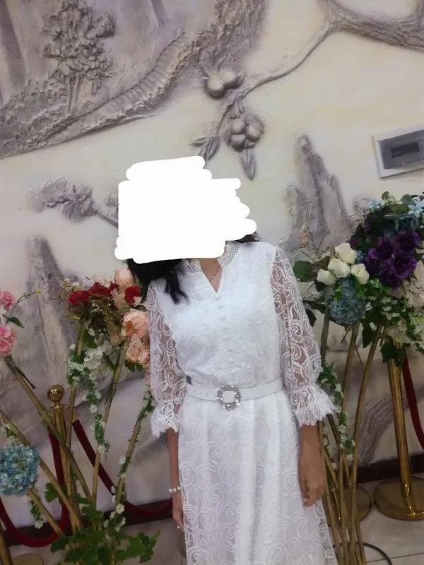Белое платье в идеальном виде