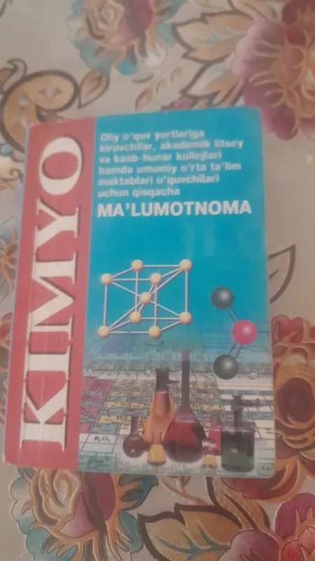 kimyo malumotnoma kichkina kiobcha