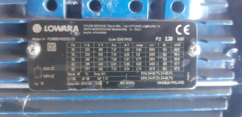 Насос 2.20 LOWARA Бухара продажа 5