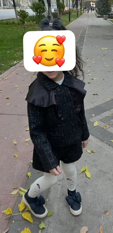 Qiz bola uchun kuzgi kiyim to‘plami 2