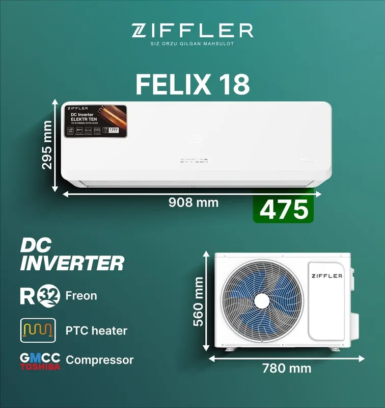 Широкий ассортимент кондиционеров Ziffler 4 Широкий ассортимент кондиционеров Ziffler 4
