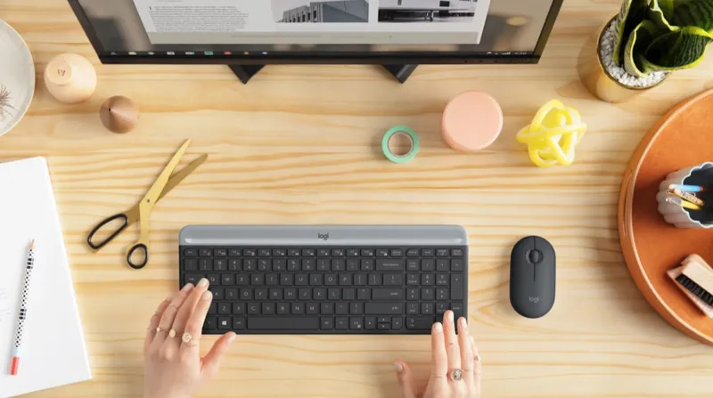 Logitech simsiz klaviatura va sichqoncha to‘plami 1 Logitech simsiz klaviatura va sichqoncha to‘plami 1
