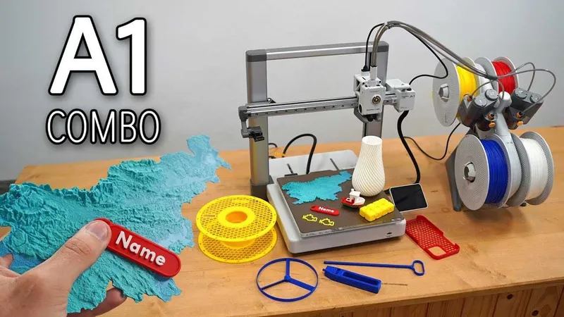 BambuLab A1 combo 3D принтер глобальная версия . скидка,Торопись 1 BambuLab A1 combo 3D принтер глобальная версия . скидка,Торопись 1