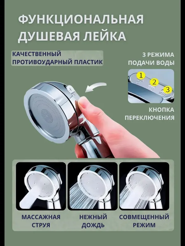 Портативный душ походный аккумуляторный для дачи — фото 1