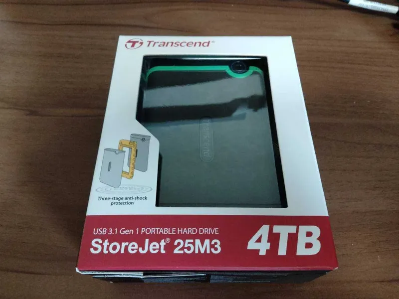 Transcend StoreJet 25M3 — 4TB 5