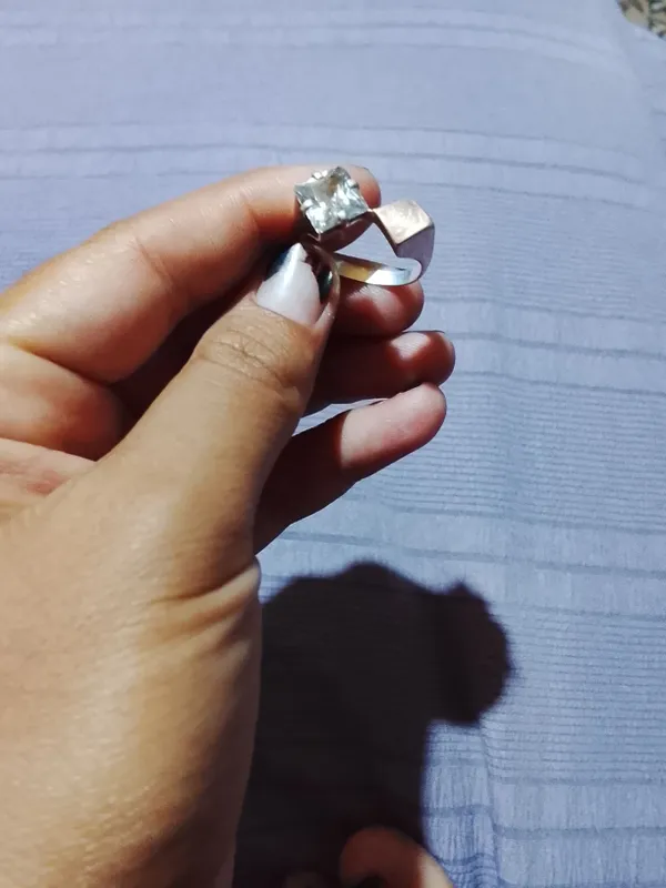 Серебряное кольцо 925, настоящее серебро, размер 18 1