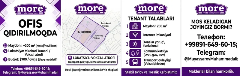 Ofis yoki kottej arendaga olaman(200 m,Mirobod) — фото 2