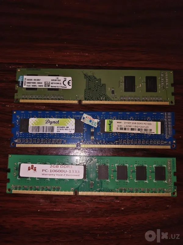 DDR3 2gb 1333, 4gb 1600U RAM kampyutter uchun 1 DDR3 2gb 1333, 4gb 1600U RAM kampyutter uchun 1