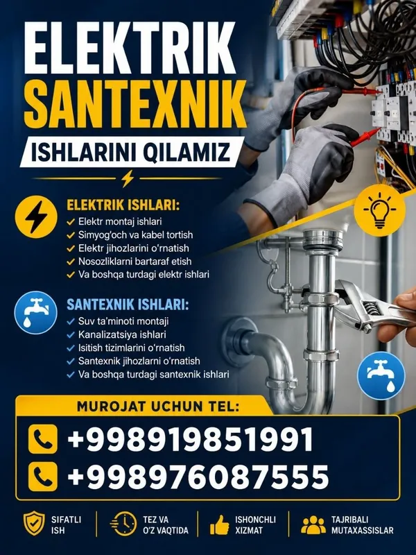 Santexnik va Elektirik Santexnik va Elektirik
