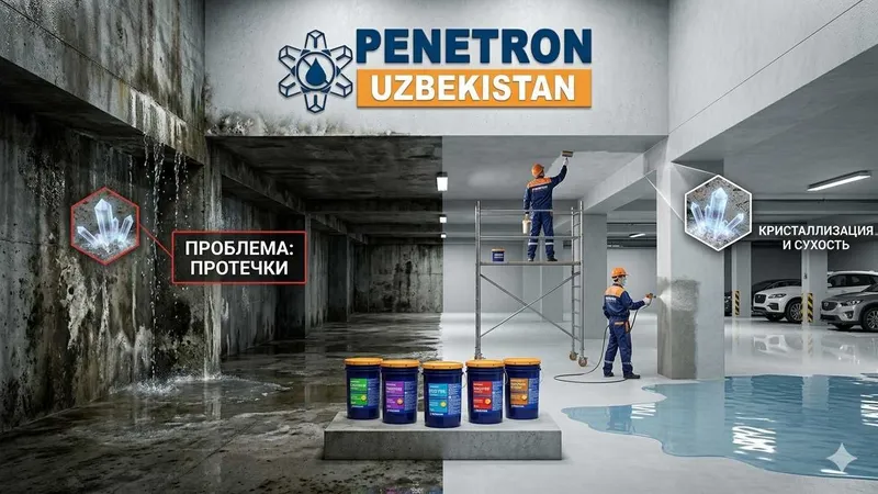 Гидроизоляция питьевых резервуаров бассейнов фонтанов прудов градирен — фото 3