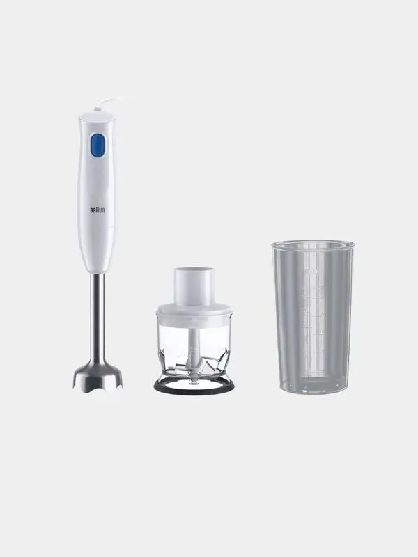 Погружной блендер Braun MQ10.201 MWH, 450 Вт, ручной, измельчитель