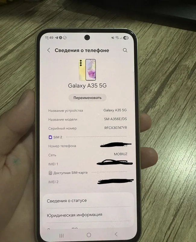 A35 Telefoni sotiladi holat yaxshi A35 Telefoni sotiladi holat yaxshi