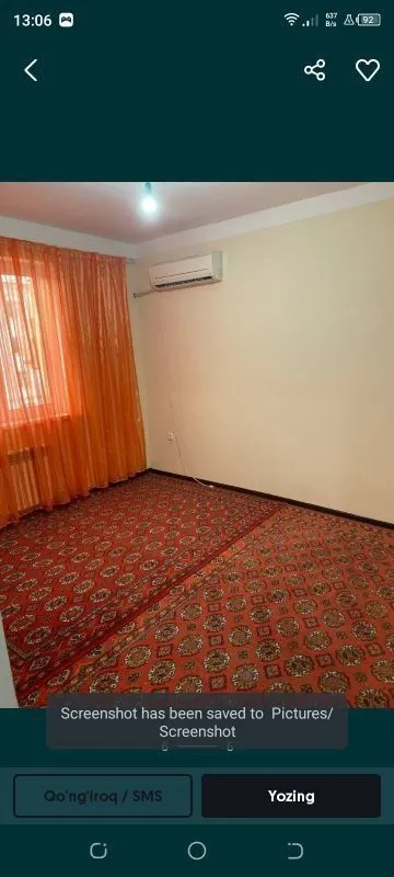 Termiz shahrida 2 xonali kvartira sotiladi 47 kv