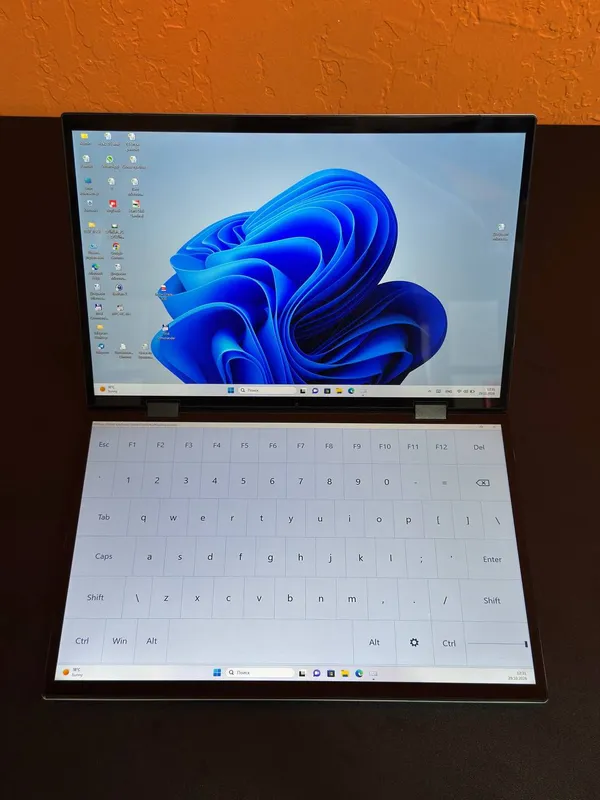 Ikki ekranli noutbuk LION E140D 14" YOGA Dual Screen 360° 2