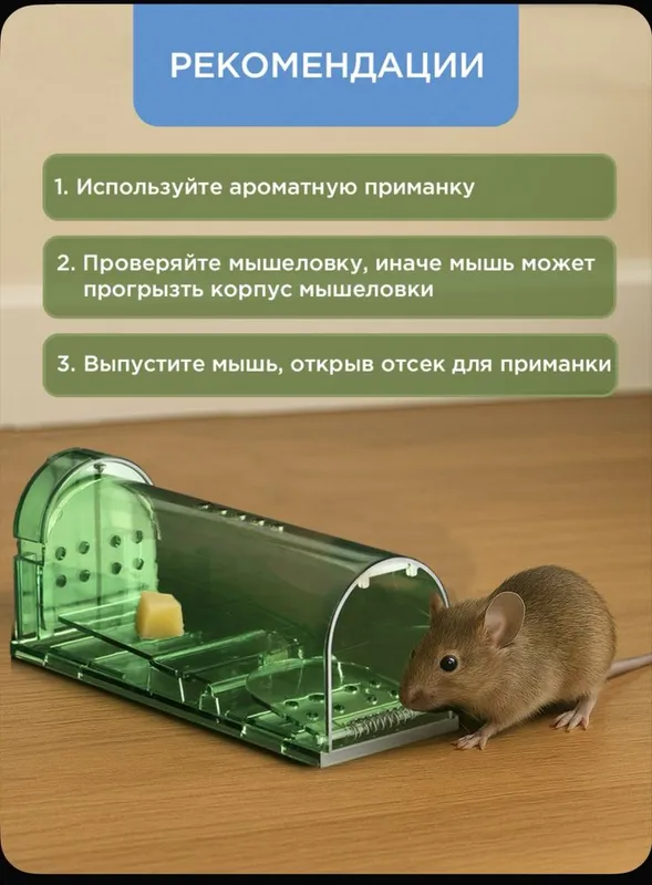 Мышеловка Гуманная от мышей и грызунов — фото 3